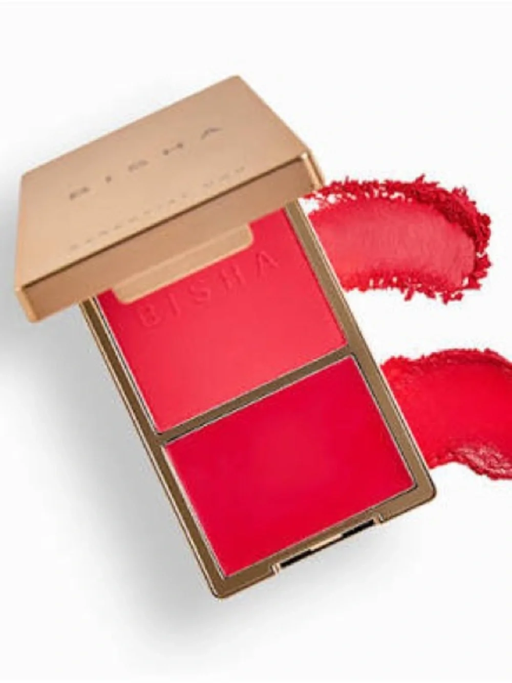BISHA Essential Duo Blush in Bahamas (Peachy Coral)